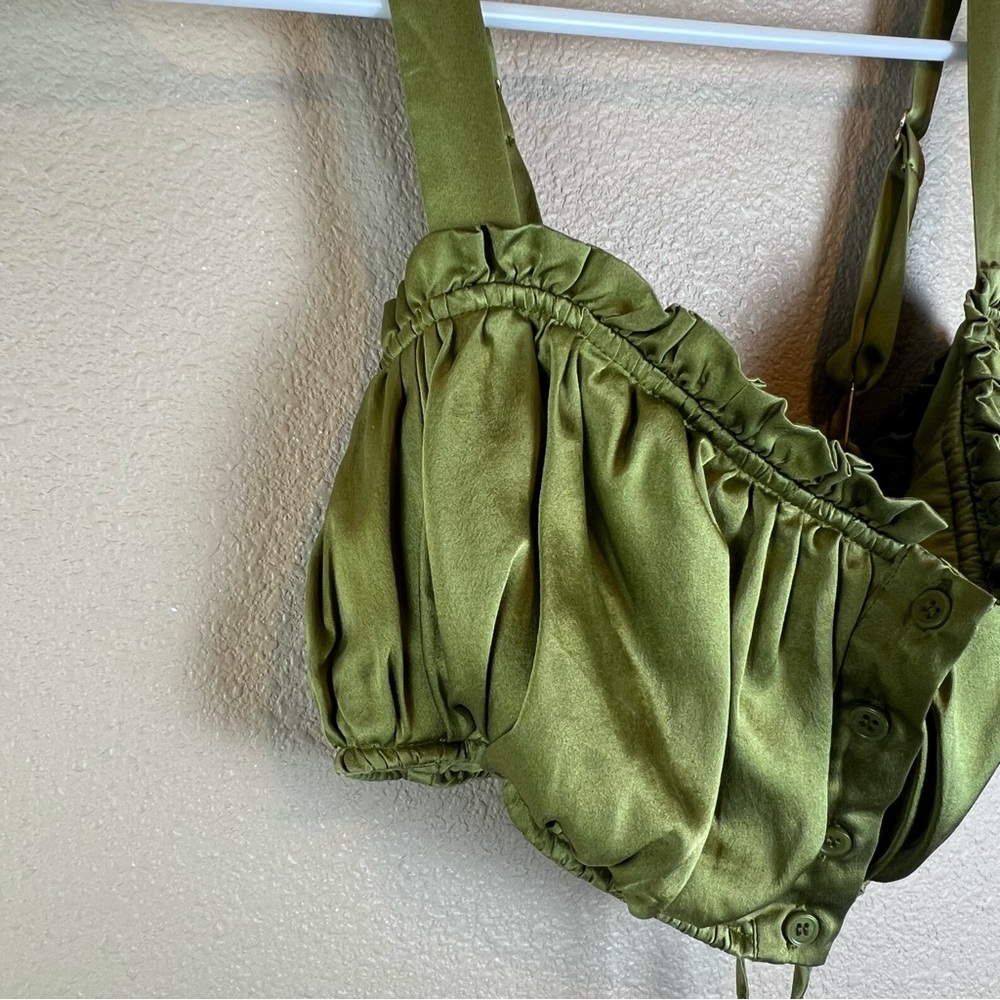 Nicholas Tracy silk crop top and shorts set - Picture 7 of 16